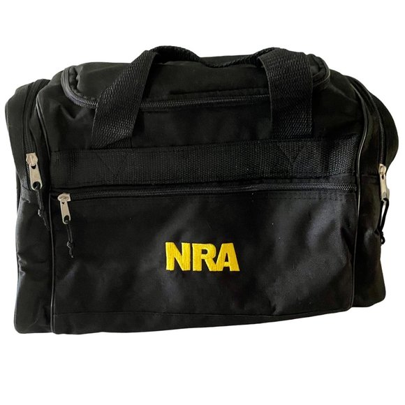 NRA Bags Nra Black And Gold Zippered Duffle Bag 5 Inches Poshmark